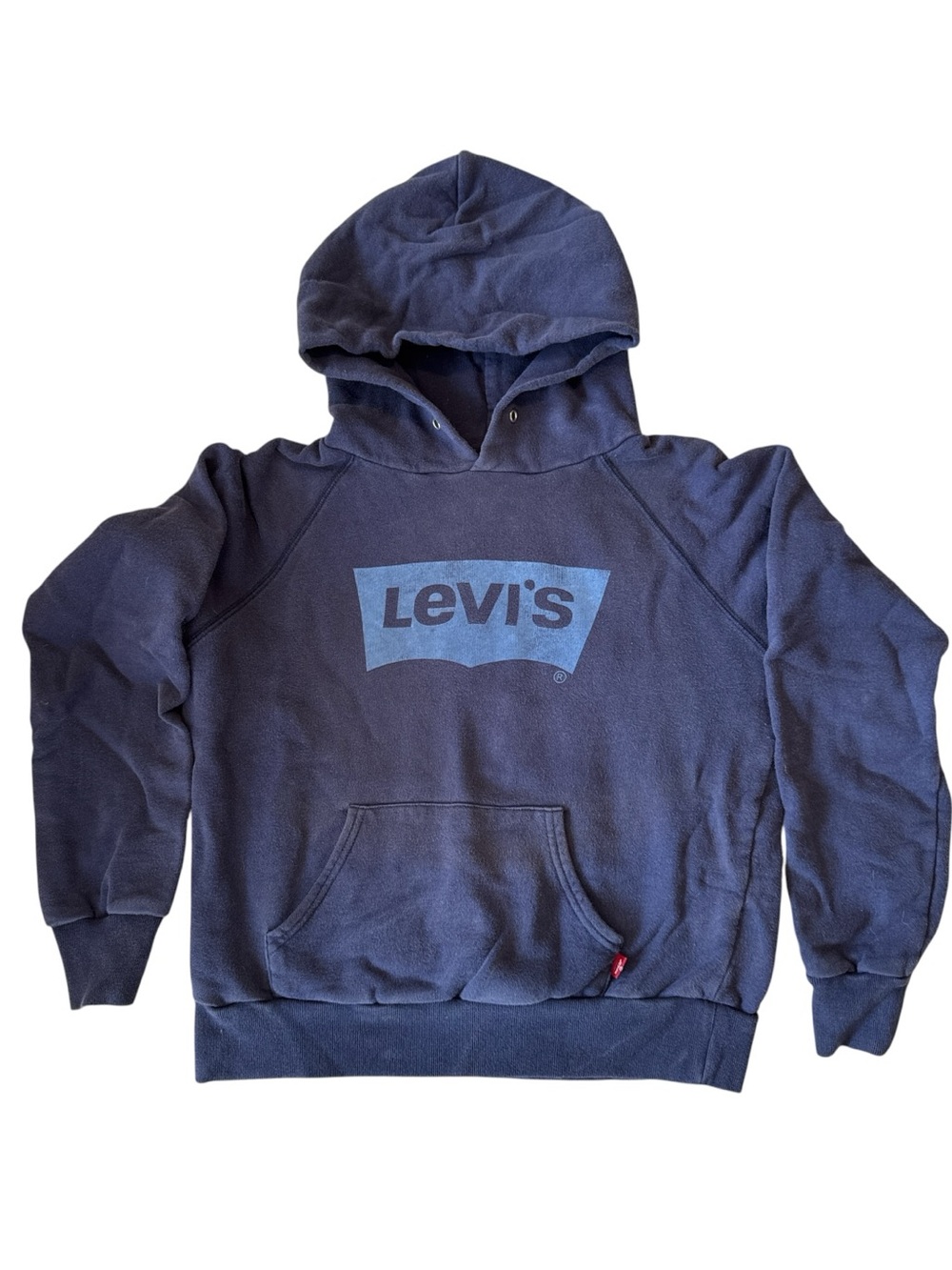 Vintage‎ Levi’s Batwing Logo Hoodie Navy Blue Size L​​​​​​​​​​​​​​​​